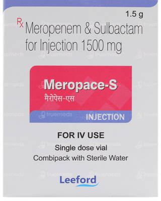 Meropace S 1.5 GM Injection 20 ML